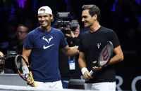 Historia pura: Federer se retira del tenis en un partido junto a Rafa Nadal